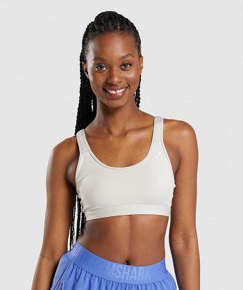 Gymshark Scoop Neck Sport Bh Dam Grå | SE 2948ILH